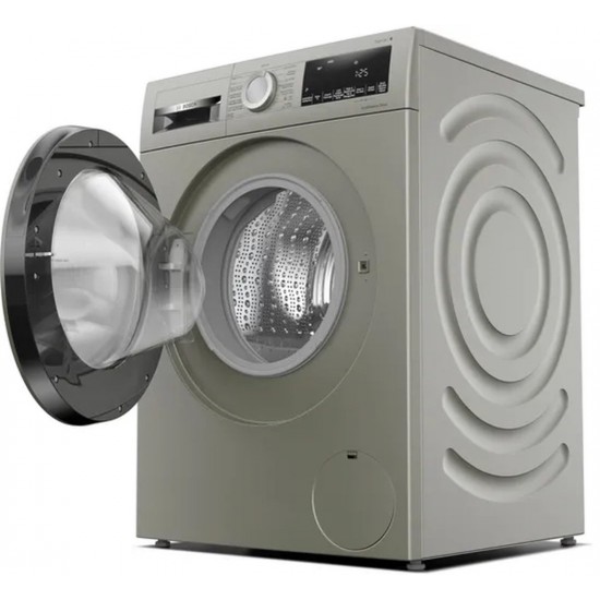 BOSCH WGG144X0FG Serie 6 wasmachine, frontlader 9 kg 1400 rpm, Silver inox