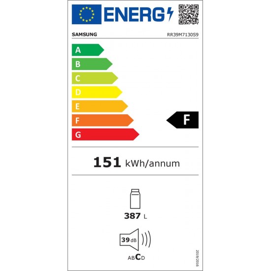 Samsung RR39M7130S9 koelkast Vrijstaand 387 l F Roestvrijstaal