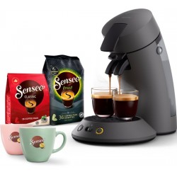Philips CSA21050_20years Senseo + gratis koffiepads + gratis mokken