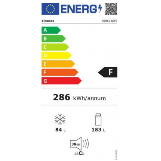 Siemens iQ100 Koel-vriescombinatie KI86V5SF0