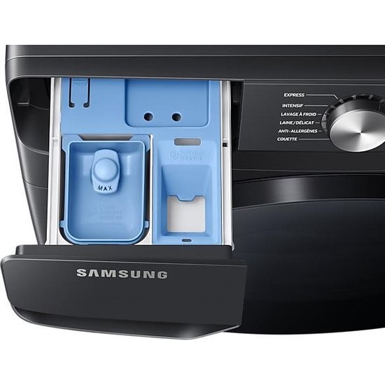 Samsung WF18T8000GV wasmachine Voorbelading 18 kg 1100 RPM C Zwart