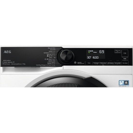 AEG LR76XU964 7000 Serie Prosteam - Wasmachine - Universaldose - A klasse - 9 Kg - Stoomfunctie