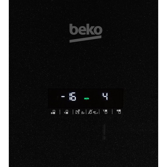 Beko RCNT375E40ZGBN - NeoFrost™ - Koel-vriescombinatie - GLASDEUR