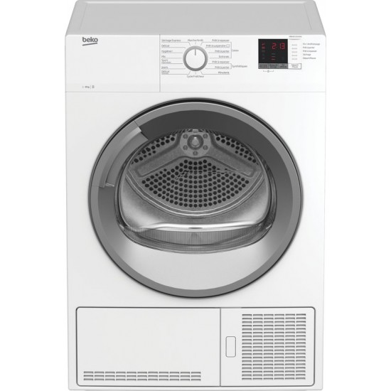 Beko DBBU8112GA0WS wasdroger Vrijstaand Voorbelading 8 kg B Wit