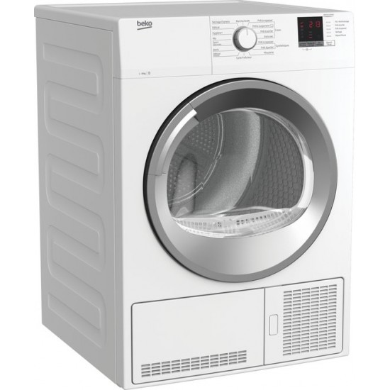 Beko DBBU8112GA0WS wasdroger Vrijstaand Voorbelading 8 kg B Wit