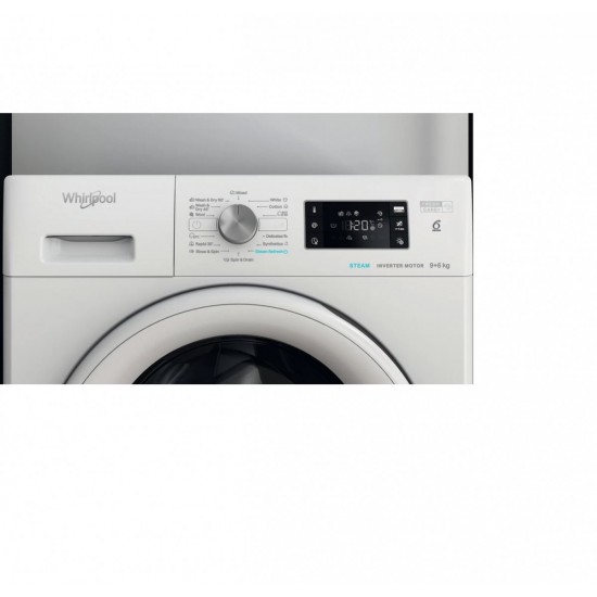 Whirlpool FFD9469EBVBE - Wasmachine - A klasse - Voorbelading - 9 kg - 1400 toeren - Wit