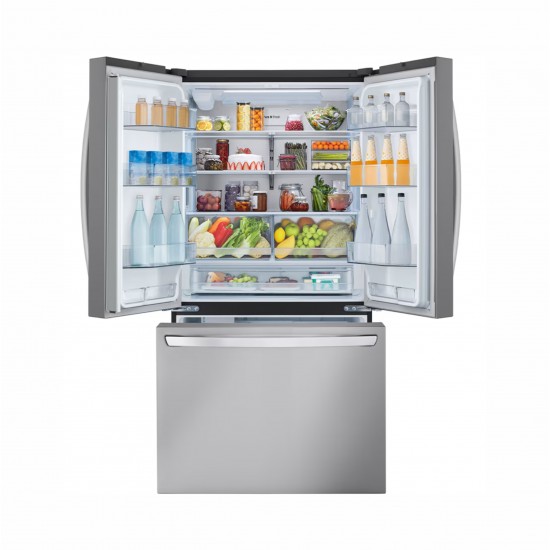 LG LGGMW765STGJ Meerdeurskoelkasten | 750 LI Geïntegreerde waterdispenser | Deurkoeling™ | E