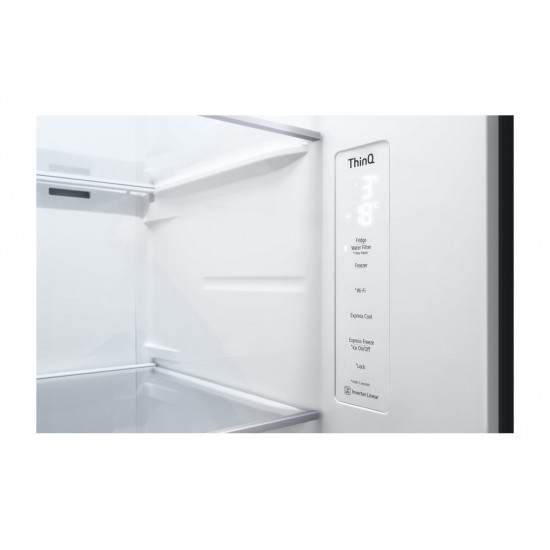 LG GSGV80PYLD - 635 liter - Energie B Amerikaanse Dubbeldeur met Donker Transparante Glas