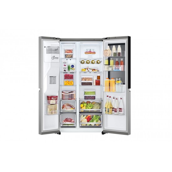 LG GSGV80PYLD - 635 liter - Energie B Amerikaanse Dubbeldeur met Donker Transparante Glas