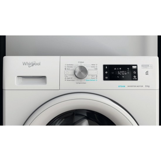 Whirlpool FFBS 9469 WV FR wasmachine Voorbelading 9 kg 1400 RPM A Wit