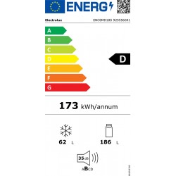 Electrolux ENC8MD18S Serie 800 Inbouwkoel-vriescombinatie - Metaal cooling - D