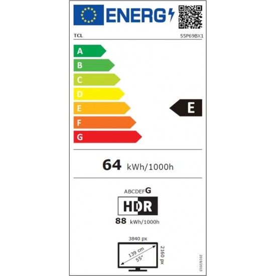 TCL 55P69B - 55 inch - 4K QLED - 2024