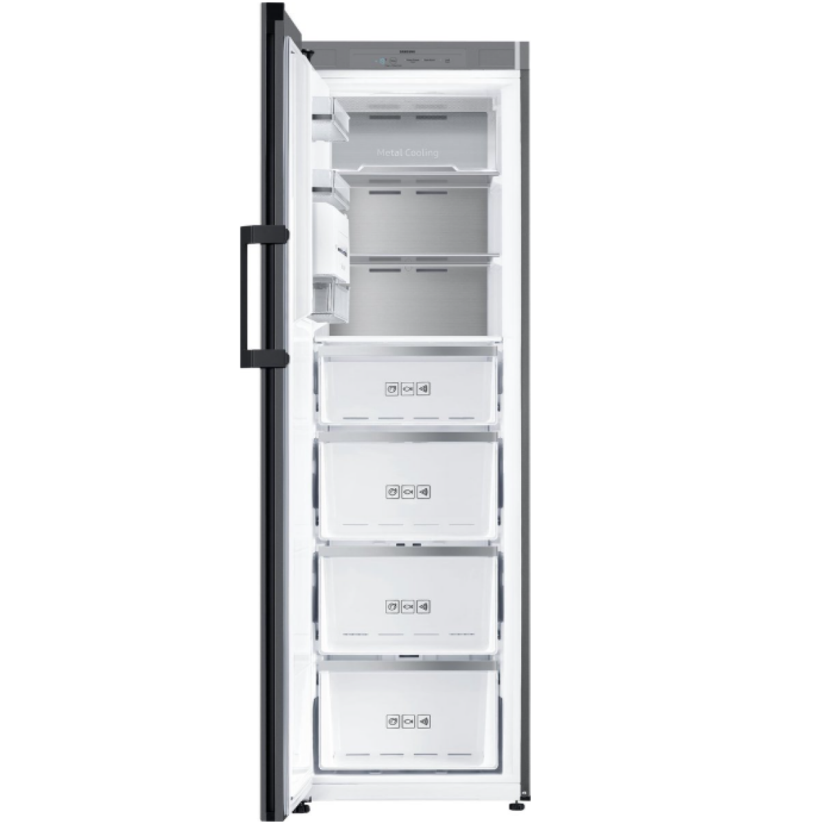 foto binnenkant open samsung diepvriezer rz32a748548/eg - 5 year warranty (licht krasje aan de zijkant) - afbeelding 8