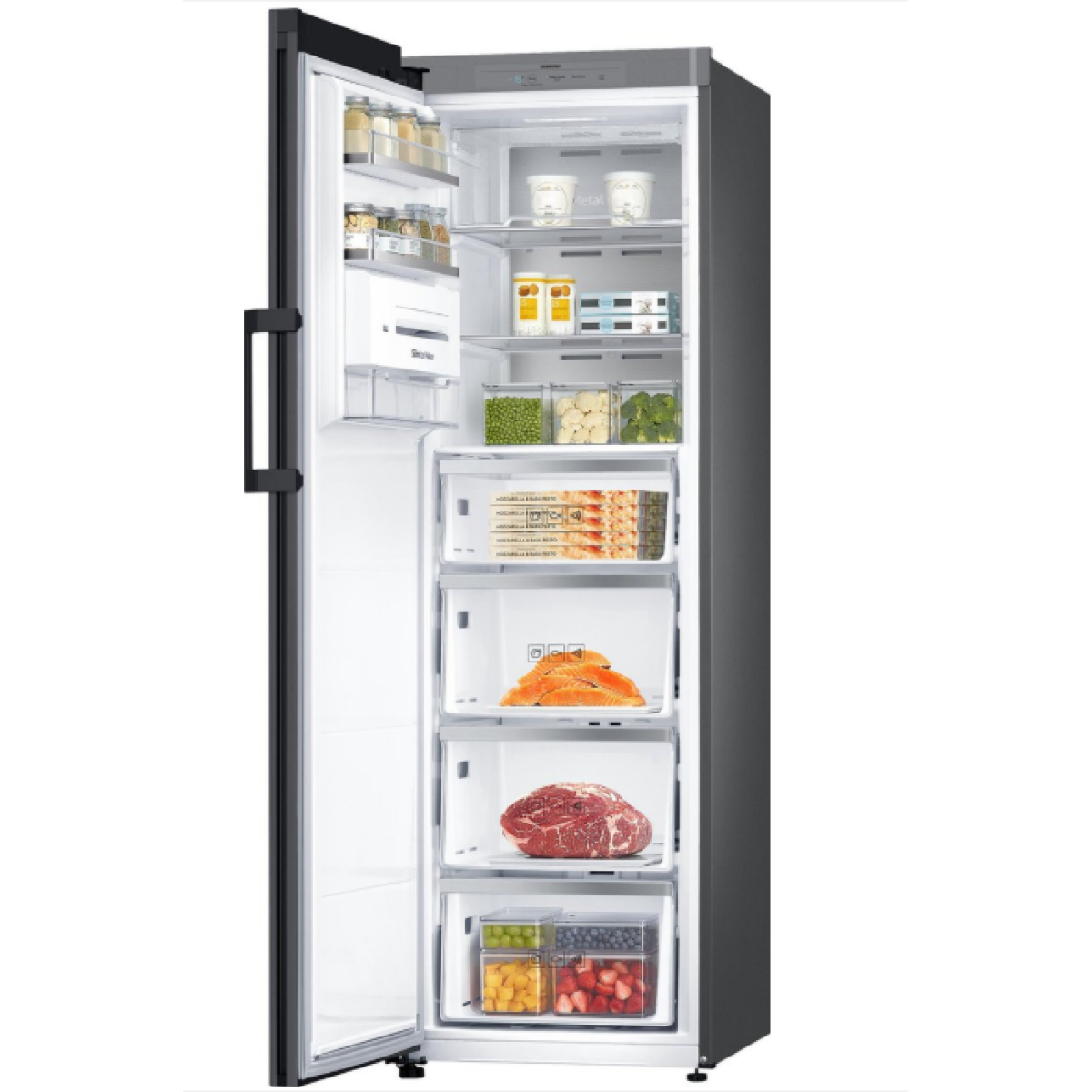 gebruik als vriezer foto binnenkant samsung diepvriezer rz32a748548/eg - 5 year warranty (licht krasje aan de zijkant) - afbeelding 6