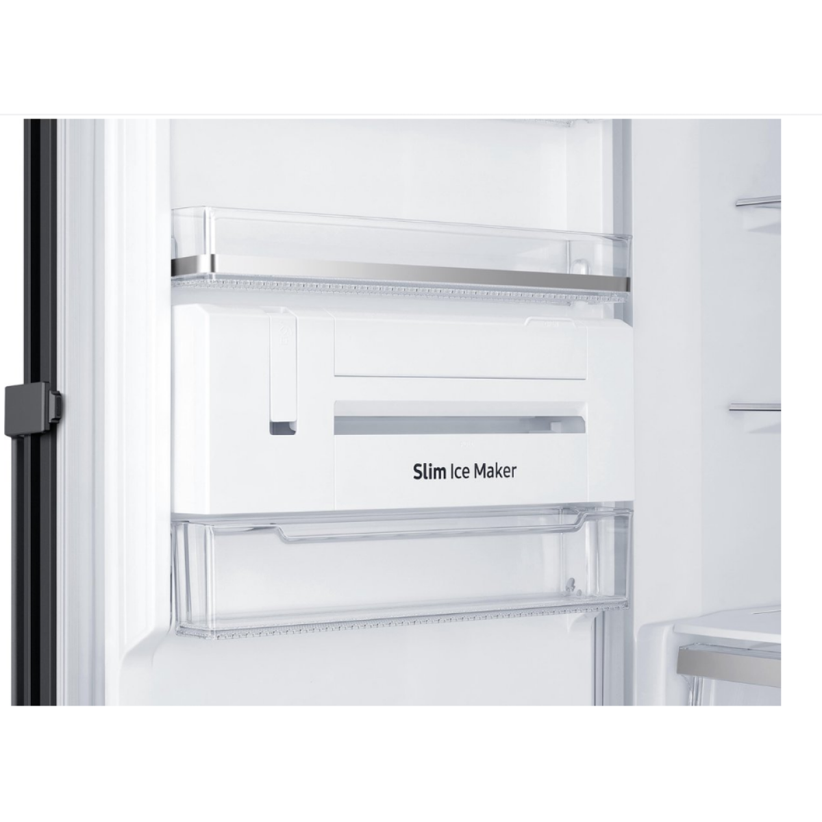 slim icemaker foto samsung diepvriezer rz32a748548/eg - 5 year warranty (licht krasje aan de zijkant) - afbeelding 5