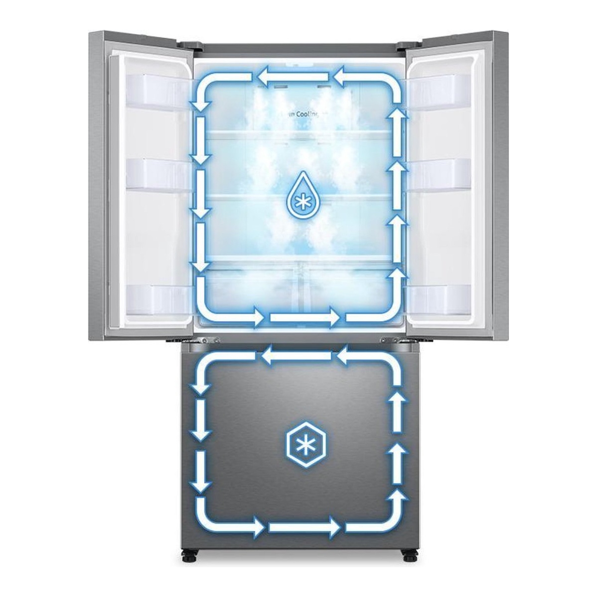 samsung rf50a5002b1/eg amerikaanse koelkast vrijstaand 496 l f
zwart - afbeelding 6