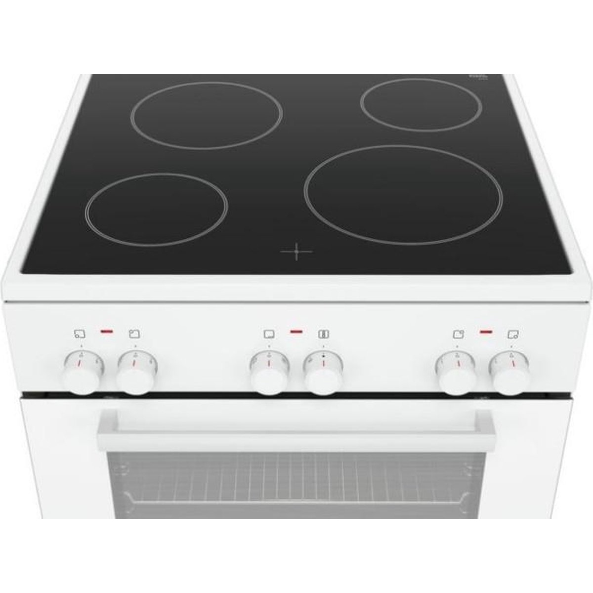 bosch serie 2 hkl050020 fornuis vrijstaand fornuis wit keramisch a - afbeelding 3