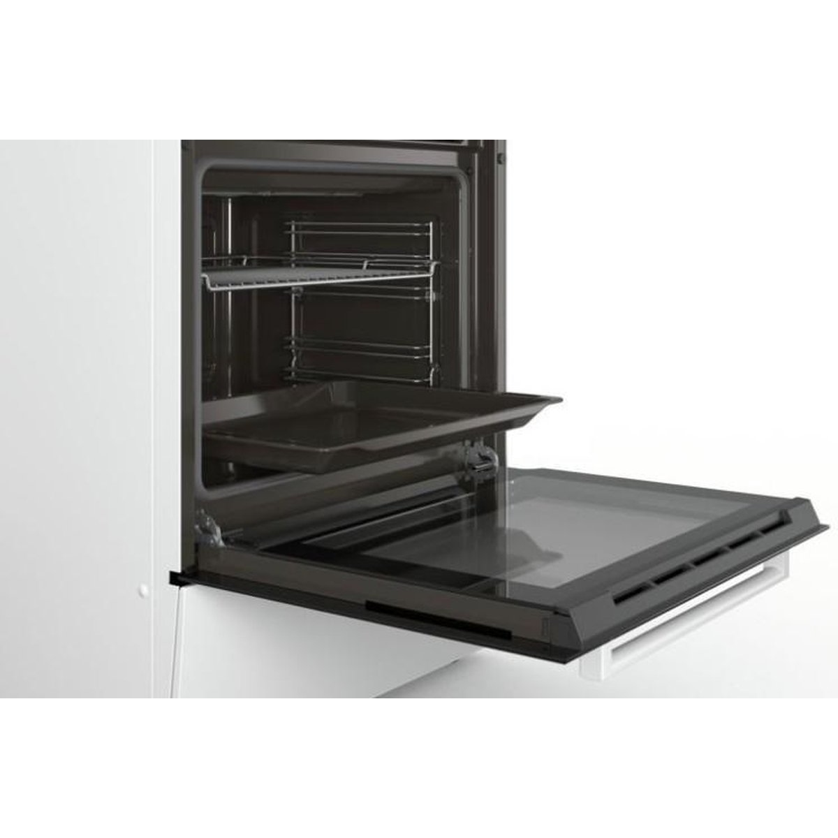 bosch serie 2 hkl050020 fornuis vrijstaand fornuis wit keramisch a - afbeelding 4