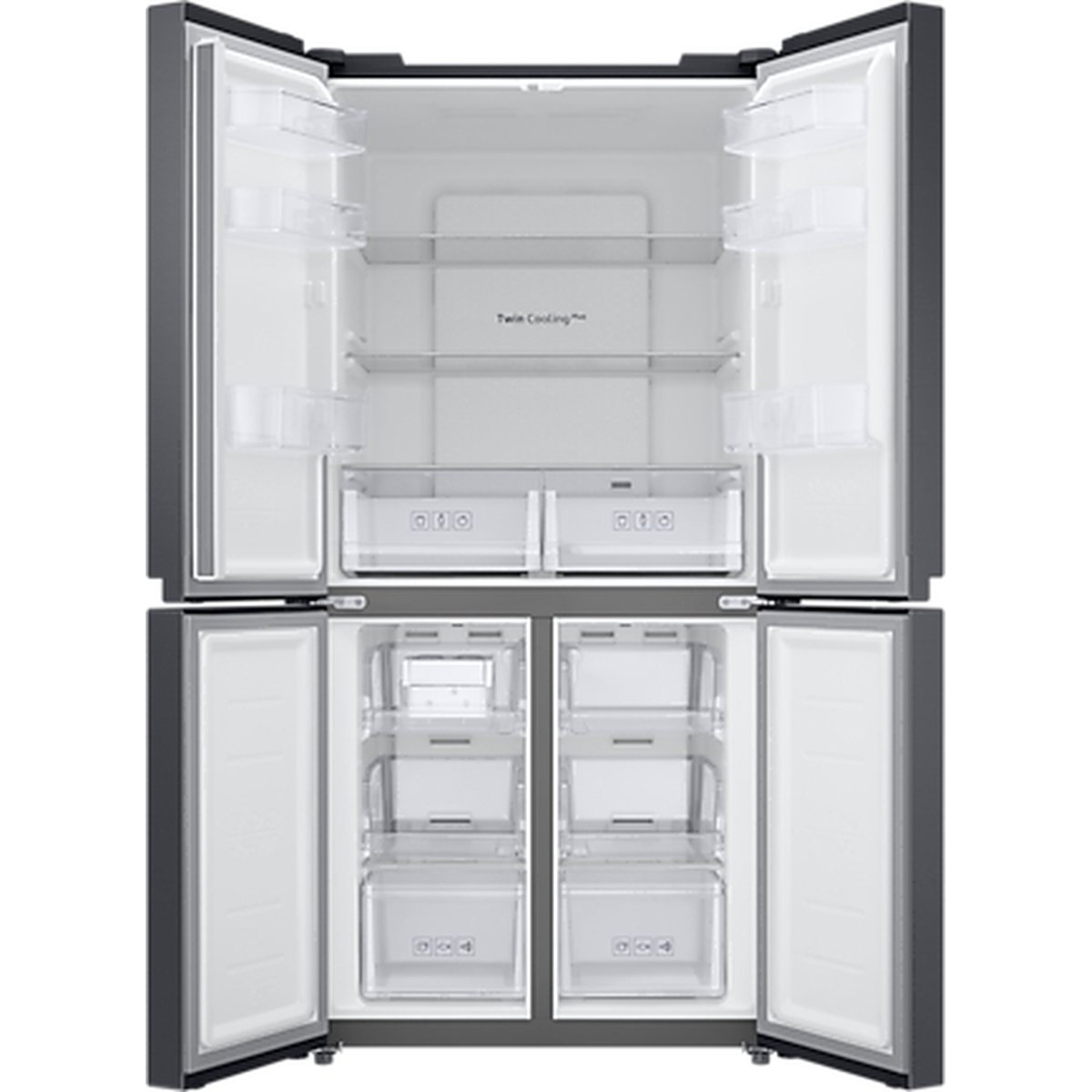 RF48A400EB47.jpg samsung rf48a400eb4, vrijstaand, frans deur, antraciet, led, touch - afbeelding 8