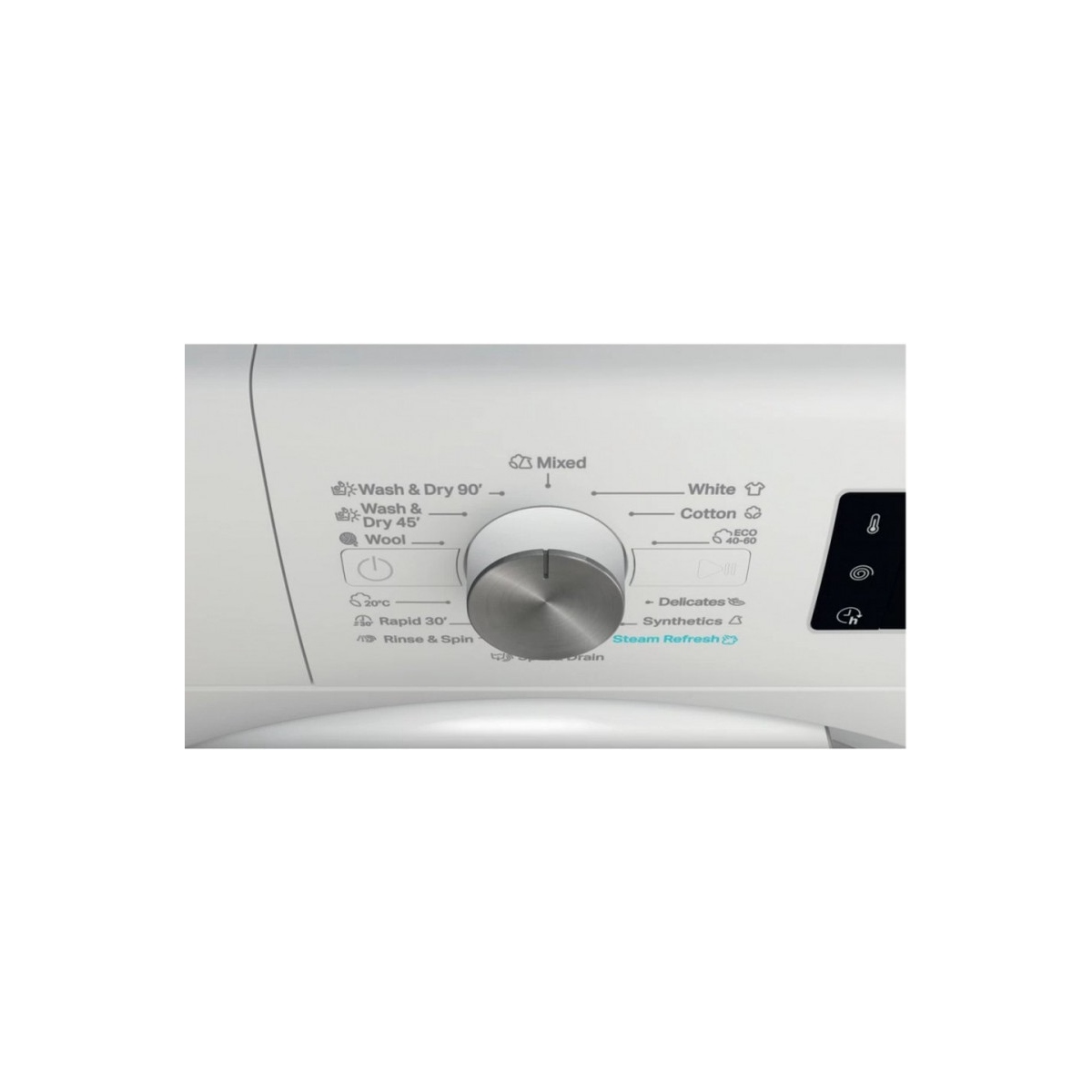 FFD9469EBVBE4-1000x1000w whirlpool ffd9469ebvbe - wasmachine - a klasse - voorbelading - 9 kg - 1400 toeren - wit - afbeelding 5