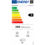 LG GSGV80PYLD - 635 liter - Energie B Amerikaanse Dubbeldeur met Donker Transparante Glas - Afbeelding 2
