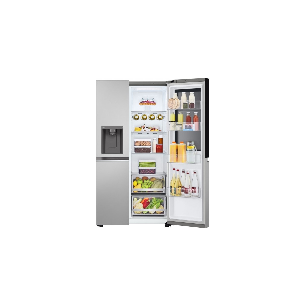 GSGV80PYLD3-1000x1000w lg gsgv80pyld - 635 liter - energie b amerikaanse dubbeldeur met donker transparante glas - afbeelding 4