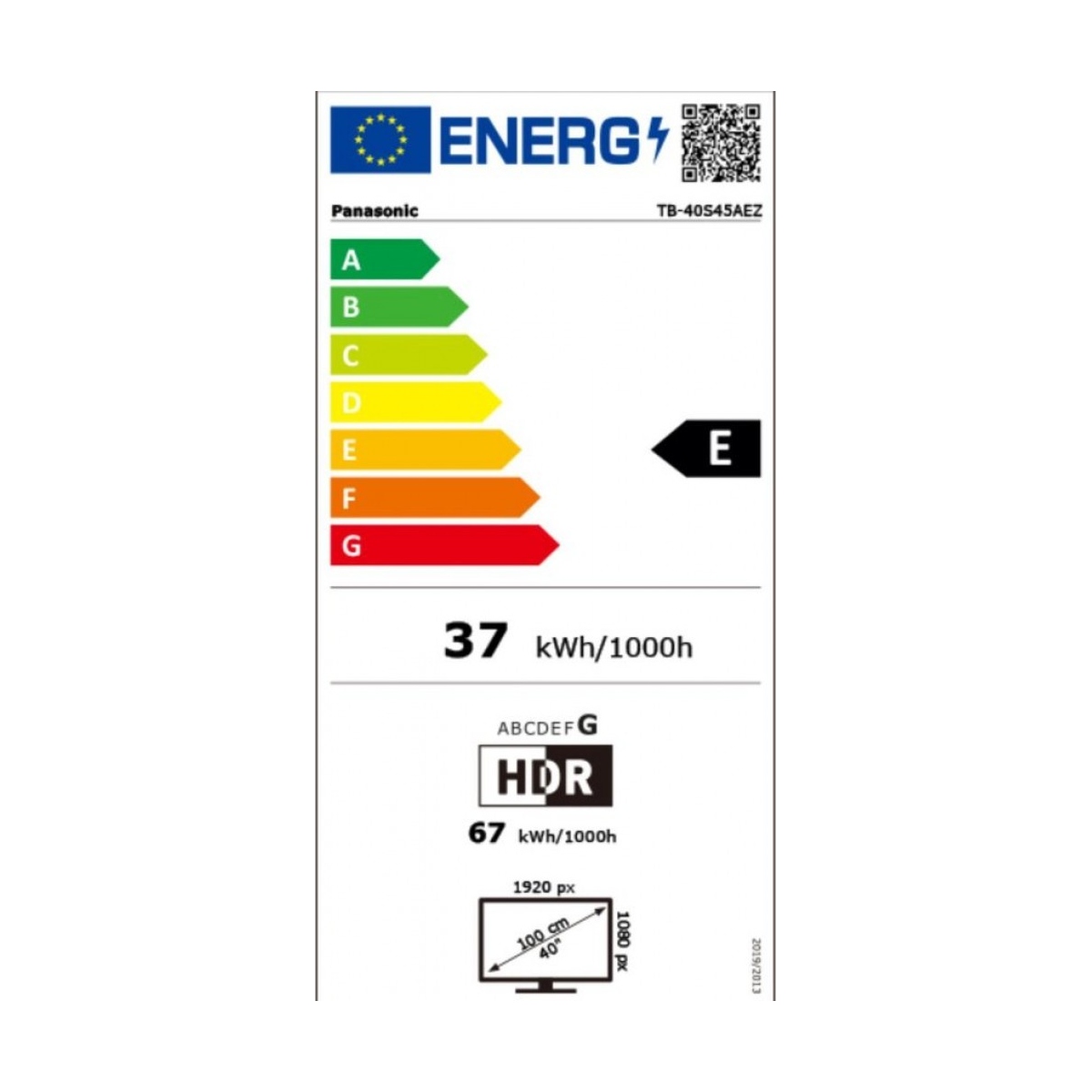panasonic tb-40s45aez zilver - afbeelding 2