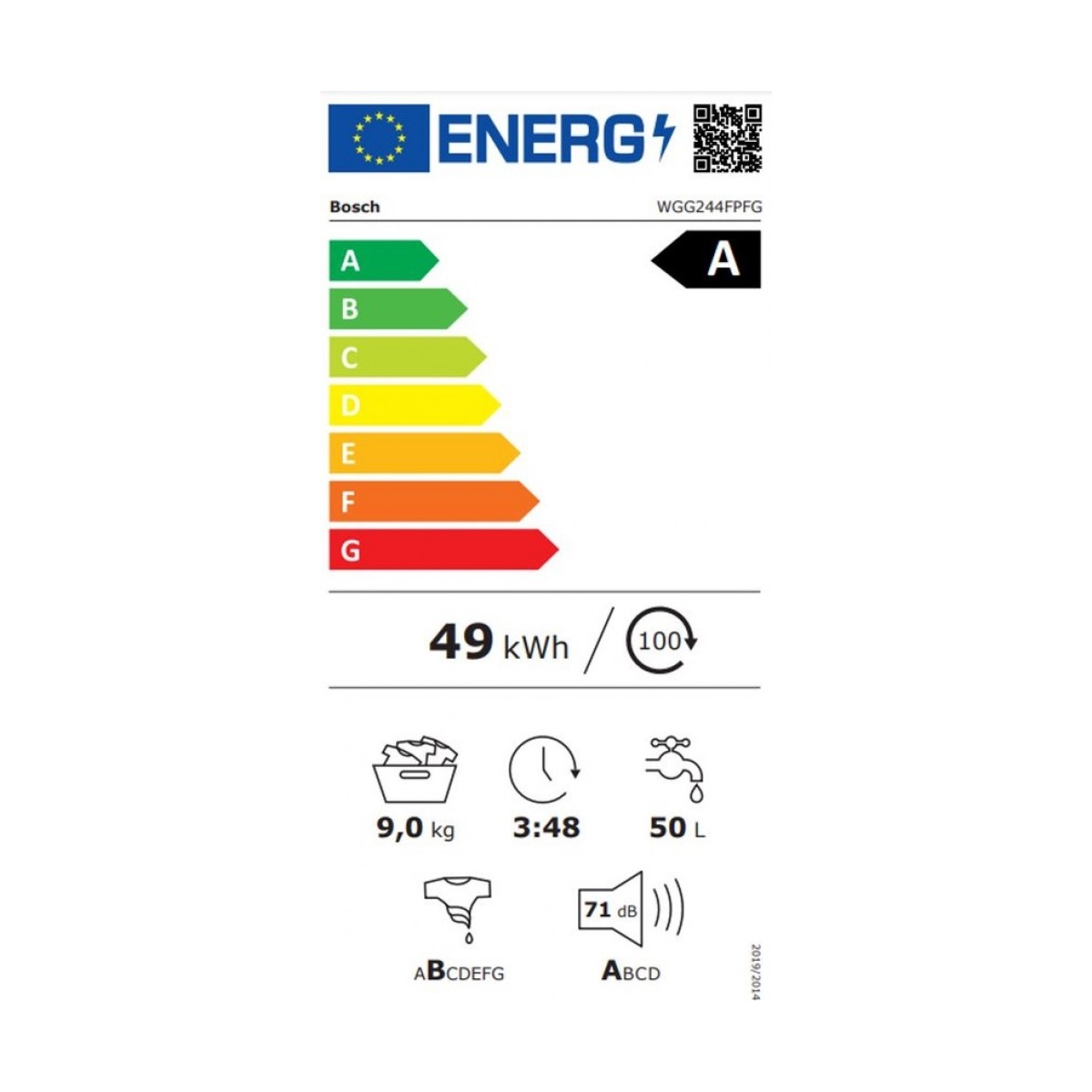 WGG244FPFG1-1000x1000h bosch wgg244fpfg serie 6 wasmachine 9 kg 1400 rpm met i-dos - afbeelding 2
