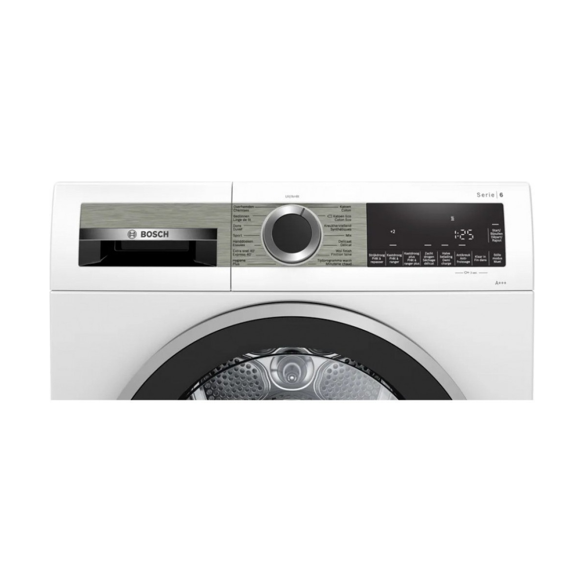 bosch droogkast wqg233d4fg serie 6 droogkast met warmtepomp 8 kg wit - afbeelding 5