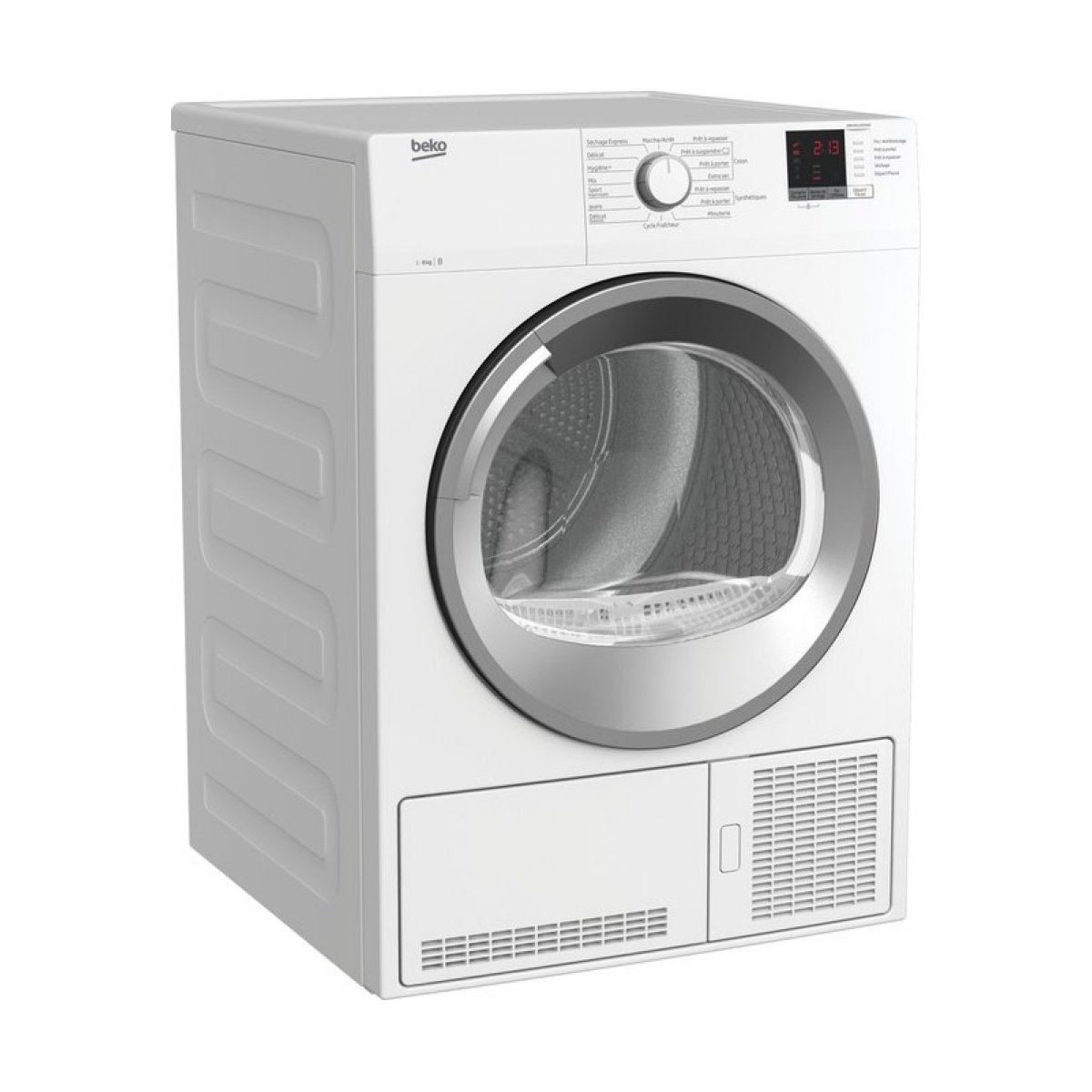 beko dbbu8112ga0ws wasdroger vrijstaand voorbelading 8 kg b wit - afbeelding 6