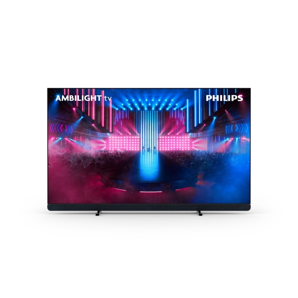 Image 77 inch UHD OLED ANDROID 12 Google TV 120hz Ambilight 4 P5 AI Intelligent Sound by B&W - 81W RMS 4 HDMI 2.3 VRR G-Sync compatible FreeSync P 2