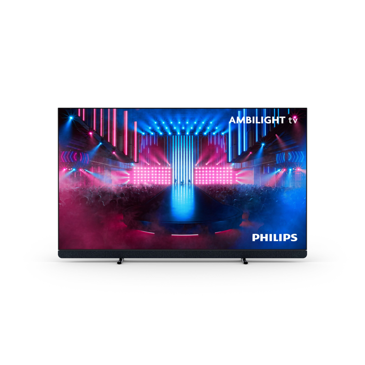 image 77 inch uhd oled android 12 google tv 120hz ambilight 4 p5 ai intelligent sound by b&w - 81w rms 4 hdmi 2.3 vrr g-sync compatible freesync p 4