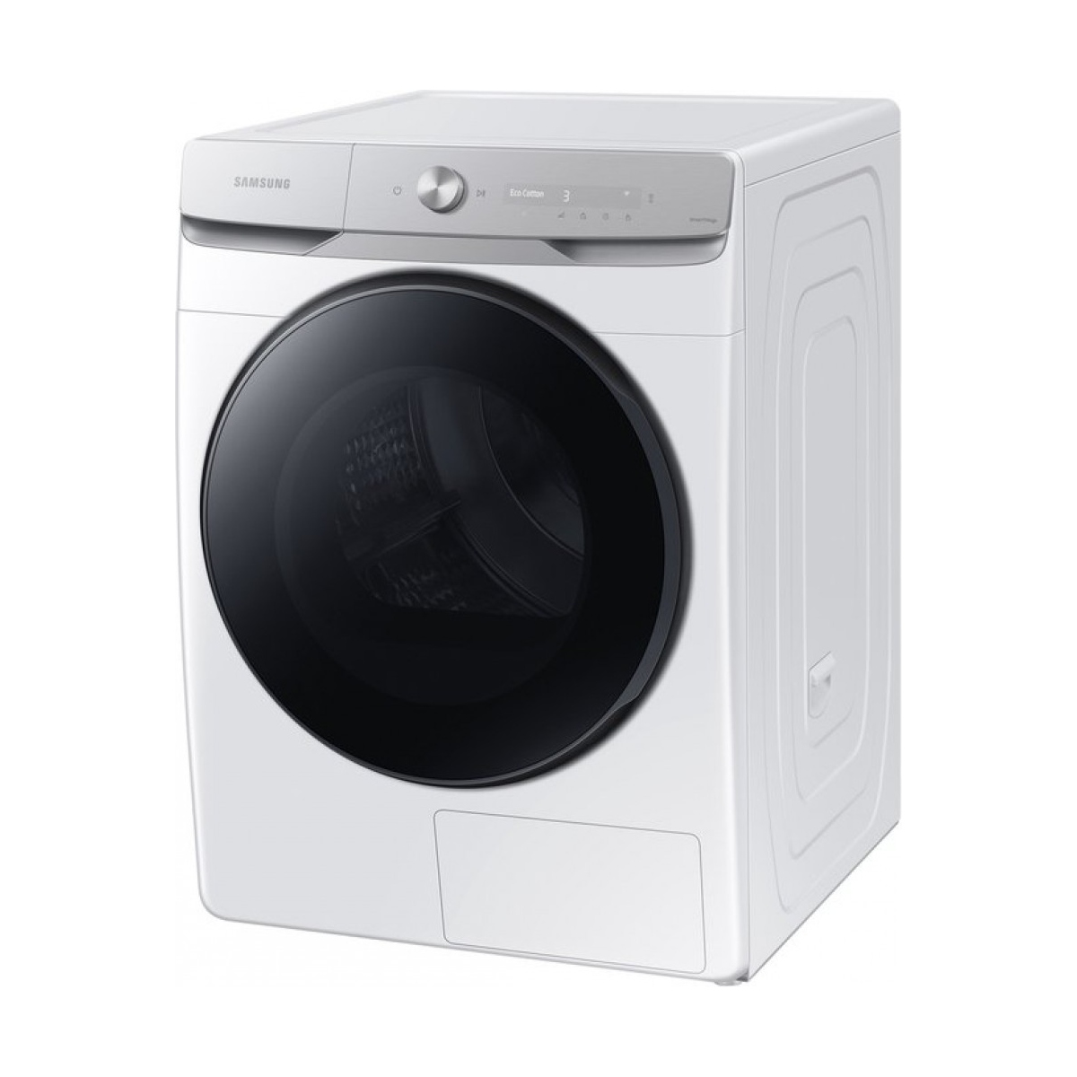 DV16DG8600BW4-1000x1000h samsung dv16dg8600bw, vrijstaand, voorbelading, warmtepomp, wit, draaiknop, links - afbeelding 5