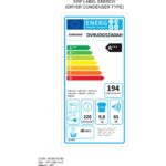Samsung DV9UDG52A0AHEN Wasdroger - Warmtepompdroger - 9kg - Wit - NL/FR - Afbeelding 2