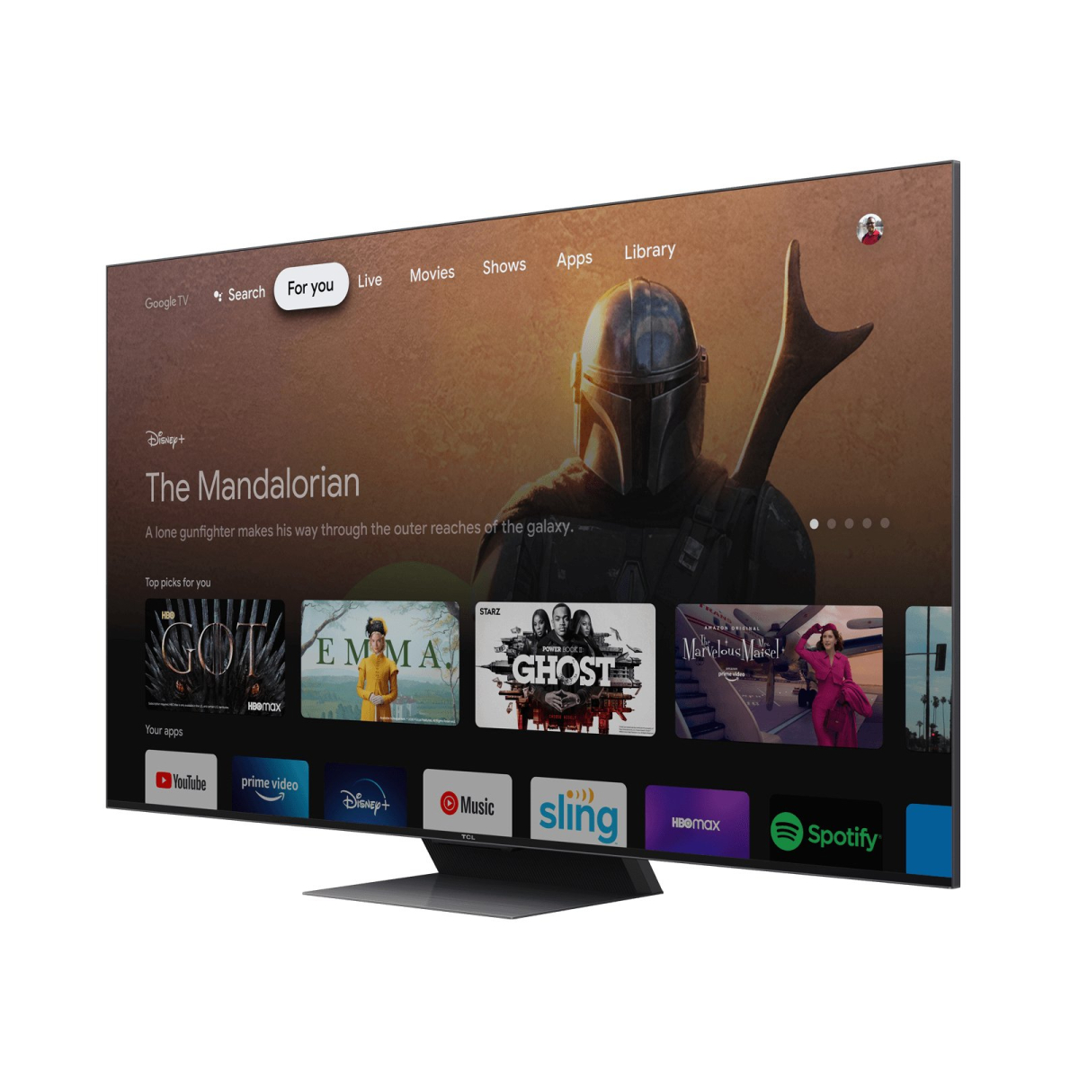 image tcl mini led tv 75mqled87 4