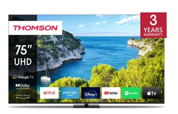 Image Thomson Google TV 75-inch UHD 0
