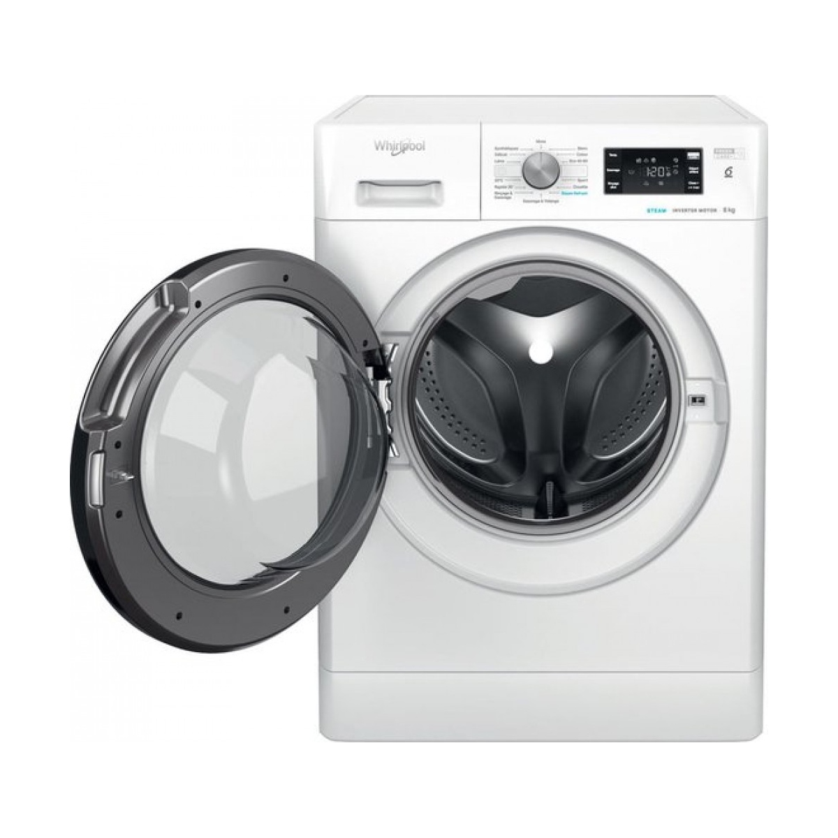 FFB 8648 BV FR4-1000x1000w whirlpool ffb 8648 bv fr wasmachine voorbelading 8 kg 1600 rpm wit - afbeelding 5