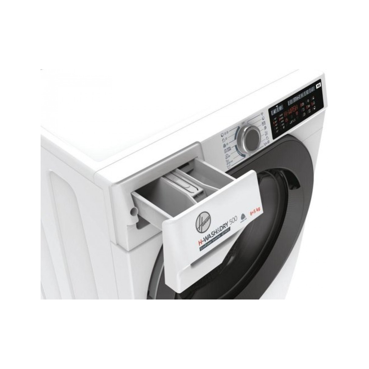 HD485AMBB4-1000x1000w hoover hd 485ambb/1-s was-droogcombinatie - 8/5 kg - stil - afbeelding 5
