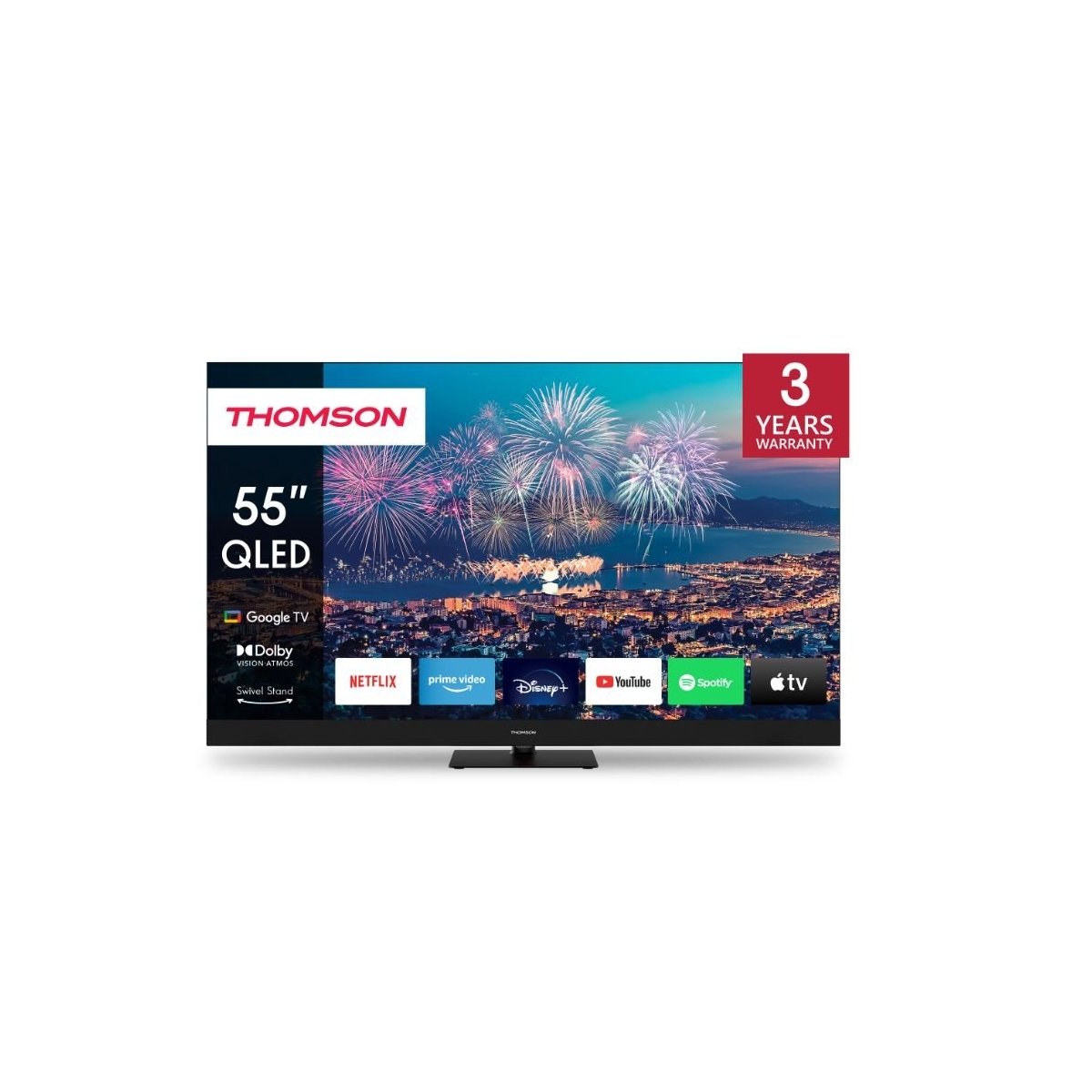 image thomson google tv 55-inch qled plus 0