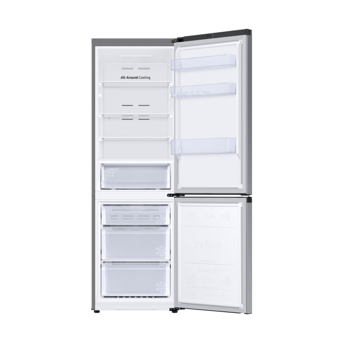 samsung rb34c670dsa - koel-vriescombinatie - zilver- met wi-fi - afbeelding 4