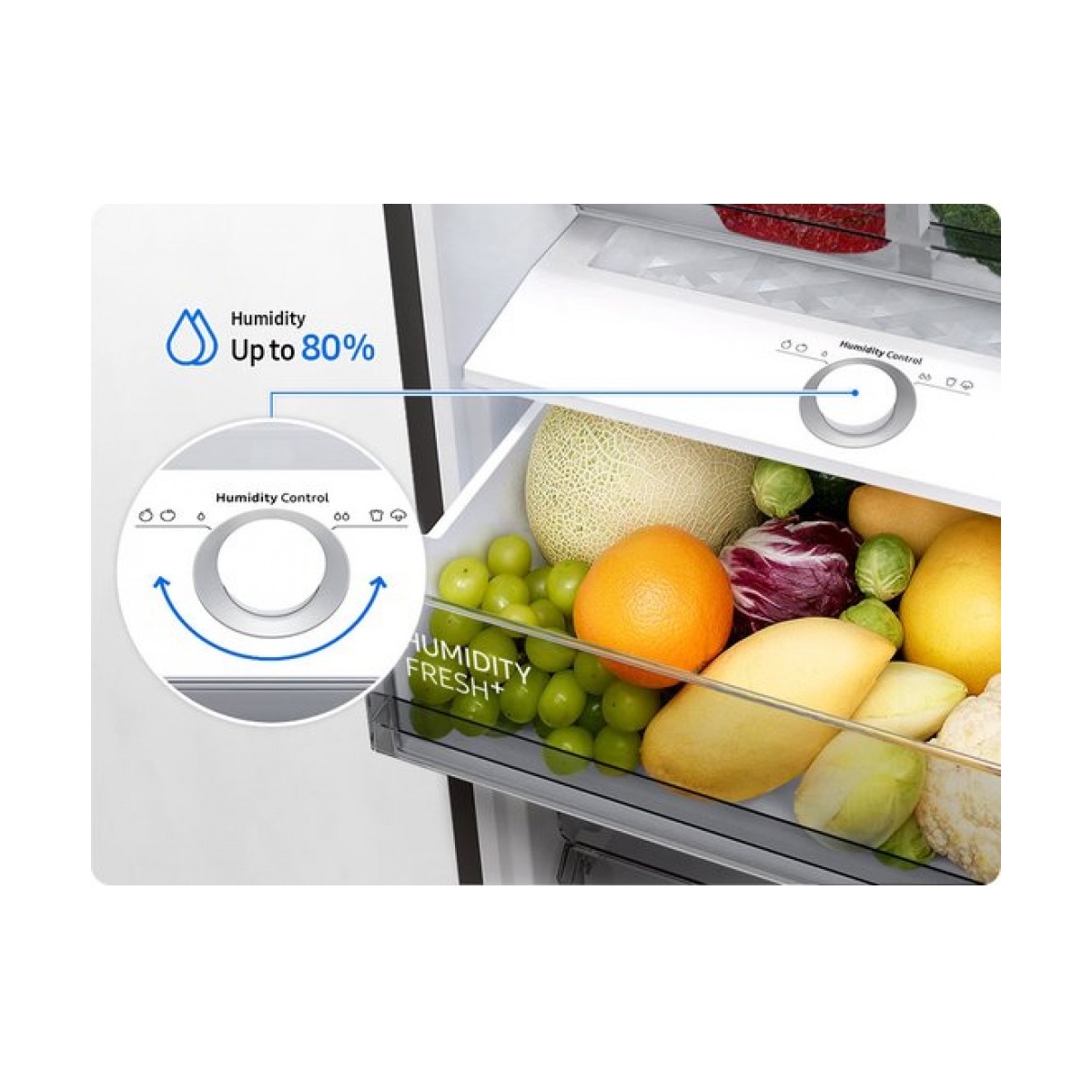 samsung rb34c670dsa - koel-vriescombinatie - zilver- met wi-fi - afbeelding 7