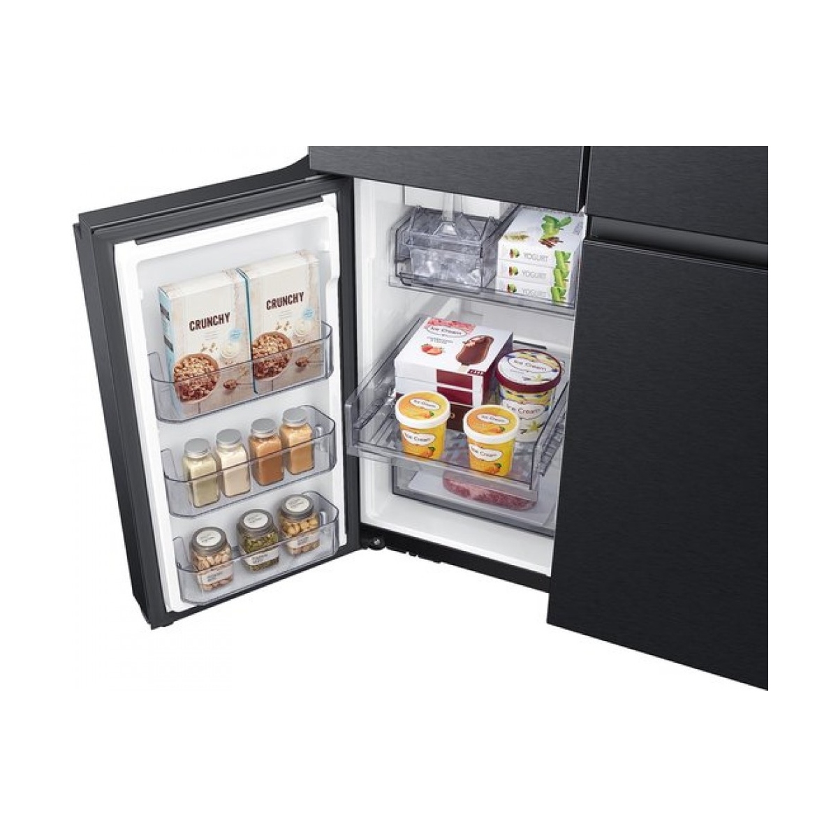 samsung french-deur-koelkast met vriesvak, 178 cm, 649 l, ai energy mode (smartthings), auto ice maker, no frost+, zwart, rf59c701eb1/eg - afbeelding 7