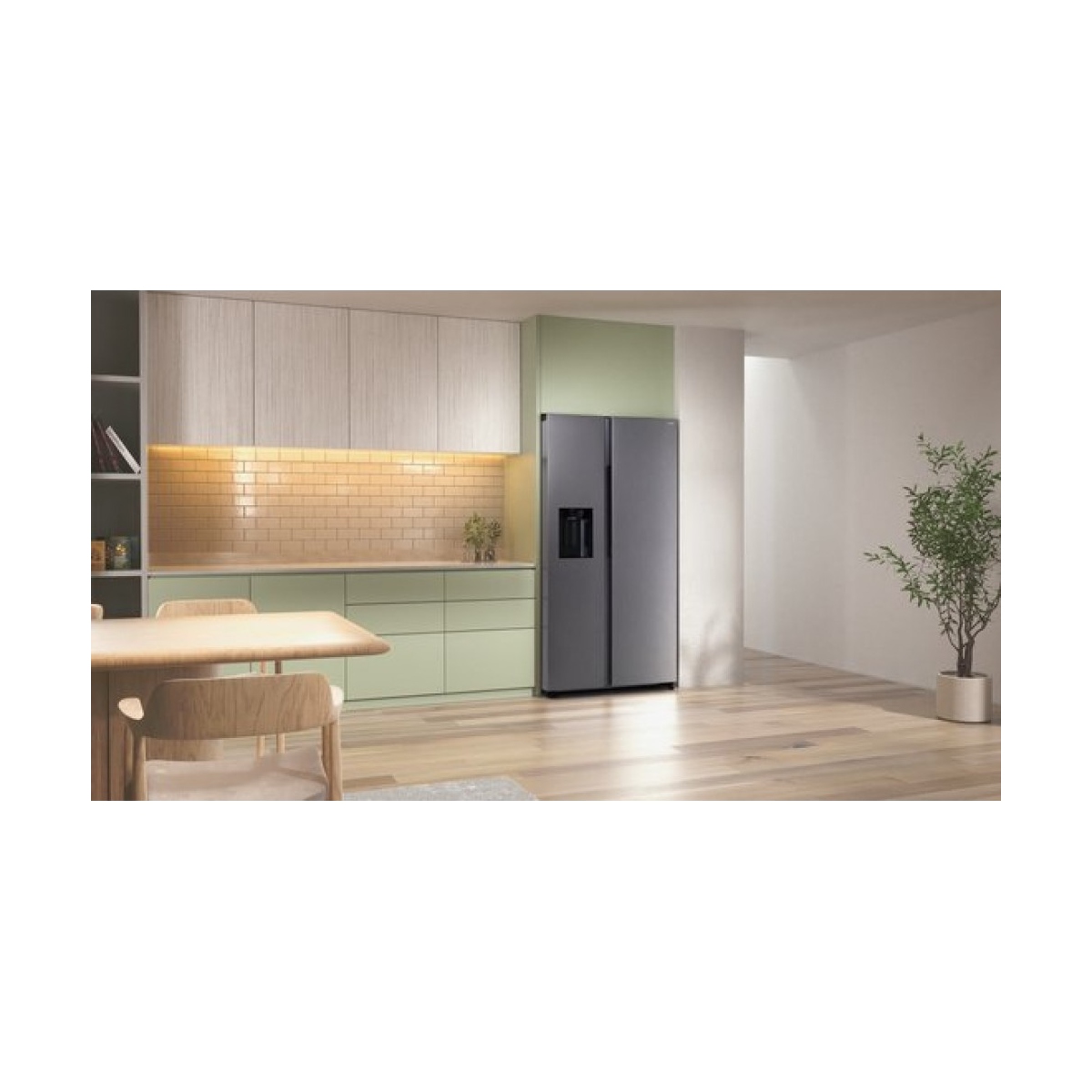 samsung amerikaanse koelkast rs70f66kctef 7-serie twin cooling plus - zilver - afbeelding 12