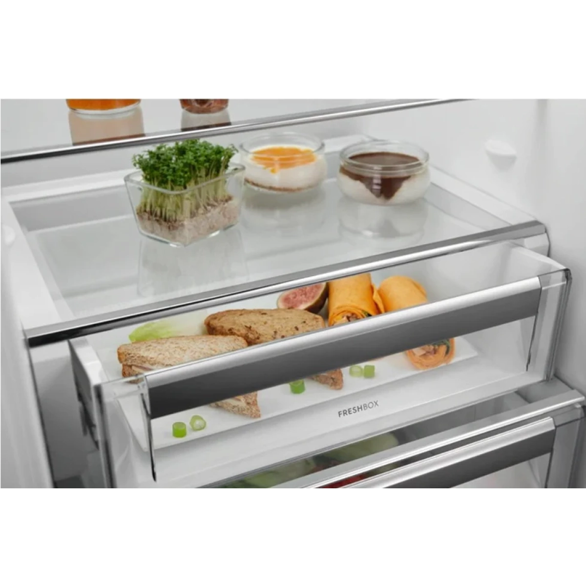 electrolux knt6te18s koel-vriescombinatie inbouw koel-vries combinatie 254 l e wit - no frost - sleepdeur - afbeelding 4