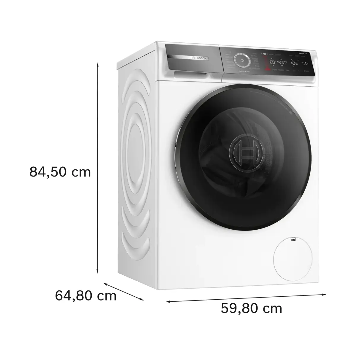 bosch wgb2440pfg - serie 8 wasmachine 9 kg 1400 rpm, wit - afbeelding 5