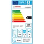 BOSCH WTN83209FR SER4 condensatie wasdroger - 8 kg - Inductie - L60cm Klasse B - Wit - Afbeelding 2