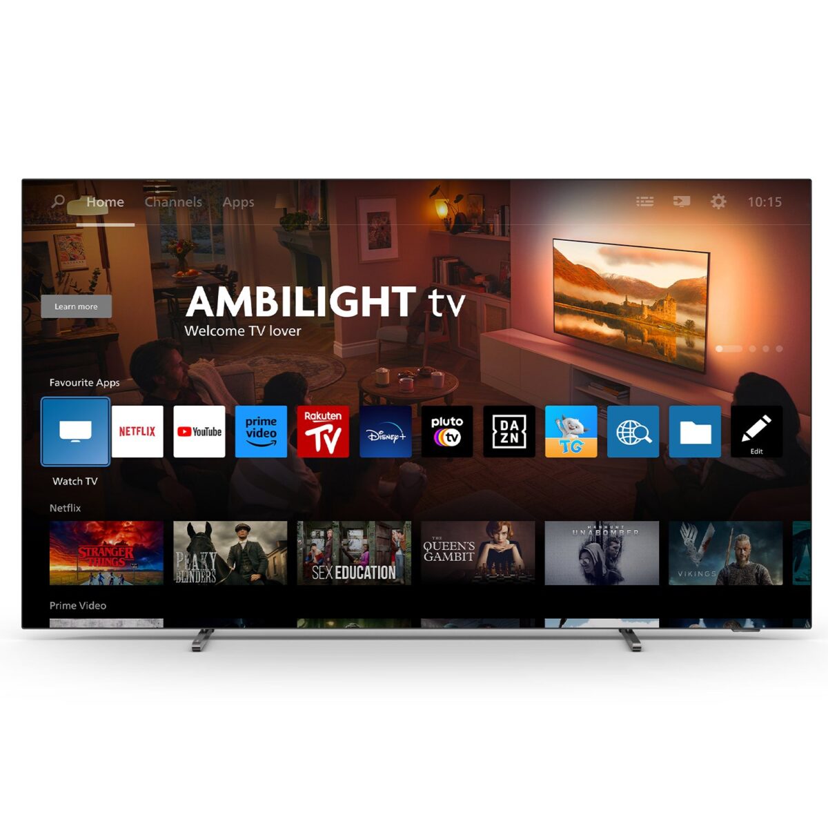 image 55" uhd | 4k ambilight tv i p5 ai perfect picture engine | titan os smart platform | dolby vision and dolby atmos 4