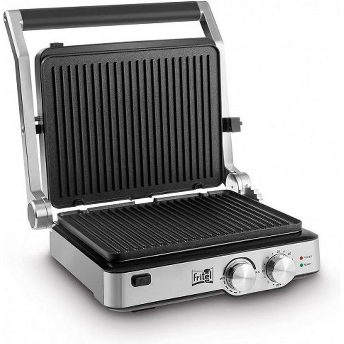 1177x1200 fritel gr2285 - grill / panini / bbq in 1 - grilloppervlak 29x23 cm - 180° openklapbaar - 2000w - afbeelding 1