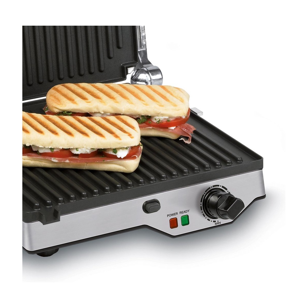 fritel grill/panini/bbq gr2275 - tosti plaat & bbq in 1 - 29x26cm - 4,1 kg - 2000w - afbeelding 6