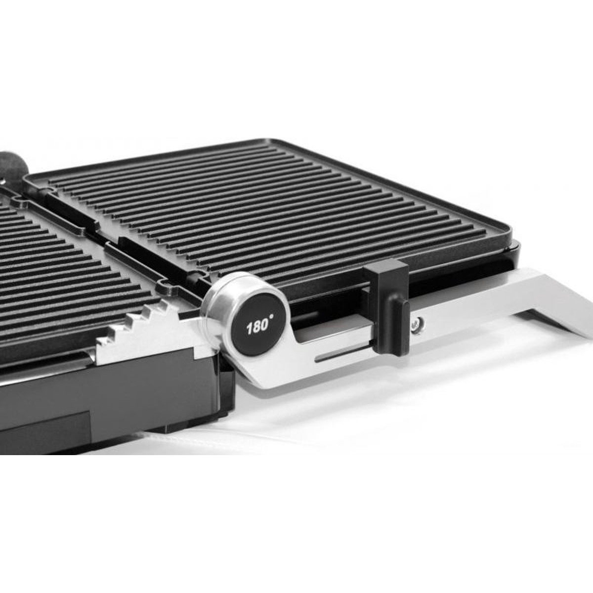 1200x643 fritel gr2285 - grill / panini / bbq in 1 - grilloppervlak 29x23 cm - 180° openklapbaar - 2000w - afbeelding 10